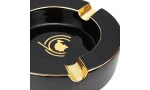 S.T. Dupont XL Ashtray Cohiba 60 sort og guld 006472