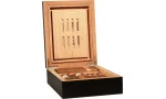BigSmoke Humidor Mini sort inkl. Boveda-pakke 72%