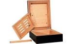 BigSmoke Humidor Mini sort inkl. Boveda-pakke 72%