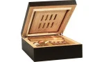 BigSmoke Humidor Mini sort inkl. Boveda-pakke 72%