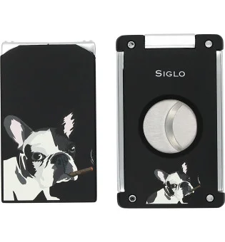 Siglo Hund Lighter og klippersæt sort