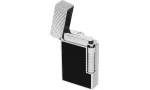 S.T. Dupont Le Grand Lighter Black Lacquer Palladium Diamondhead C23780CL