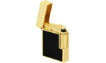 S.T. Dupont Ligne 1 Lighter Sort lak Guldfarvet C14120
