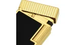S.T. Dupont Ligne 1 Lighter Sort lak Guldfarvet C14120