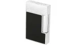 S.T. Dupont Ligne 2-lighter i palladium og mat sort C16602N