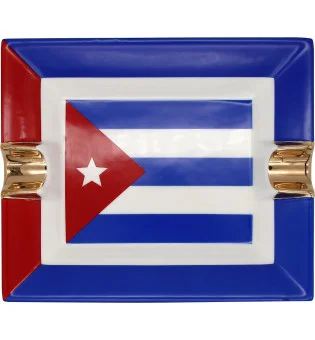 Cigaraskebæger i keramik Cubansk flag