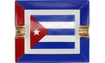 Cigaraskebæger i keramik Cubansk flag foto 3