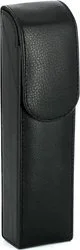 Dobbelt Cigar Holder Sort Læder