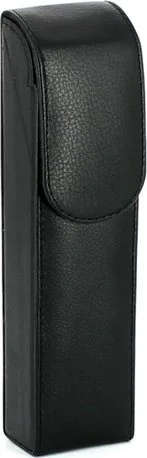 Dobbelt Cigar Holder Sort Læder